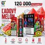 UZY Shisha Hookah King 120K DTL vape – príchuť jahoda a vodný melón