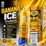 Bang Box 20000 Puffs rechargeable vape in Banana Ice flavor with banana and cooling ice imagery