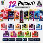 UZY Shisha Hookah King 120K DTL vape – výber 12 ovocných a ľadových príchutí