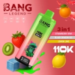 Bang Legend 110K Disposable Vape, Strawberry Kiwi Lemon Lime