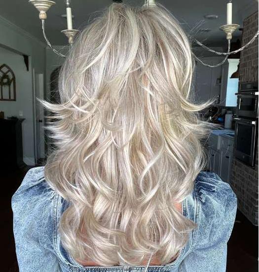 Hot New Fluffy Layered Wave Human Hair Wig