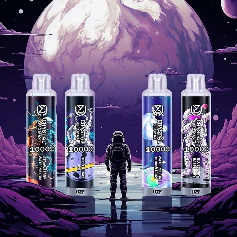 UZY Crystal Pro Max 10k Puffs 0% 2% 3% 5% nikotinová dobíjecí jednorázová kapsle