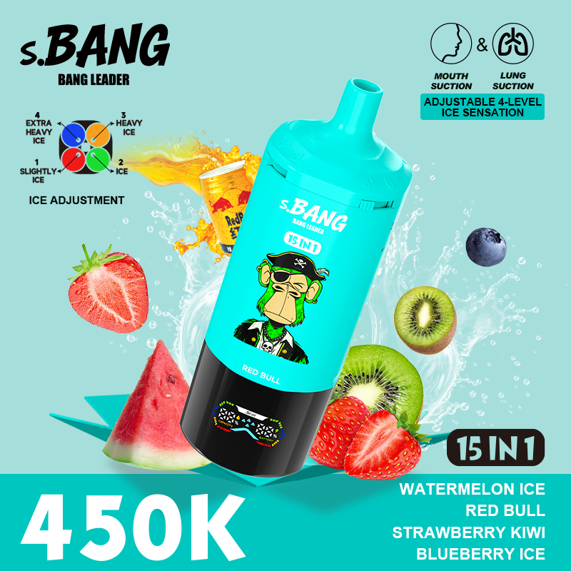 3.Bang Leader Stoll VAPE 450K 15 in 1 vape