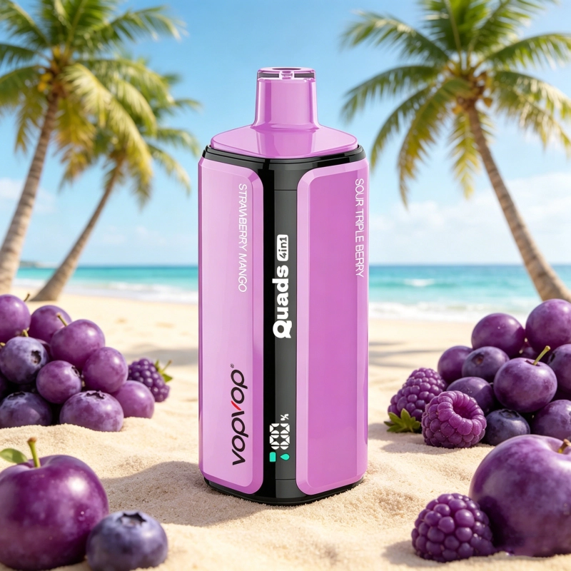 VOPVOP Quads 120K – 4 íz, 120K szippantás, rendkívül hosszú élettartamú vape Véletlen íz (elsőbbségi feladás)_2