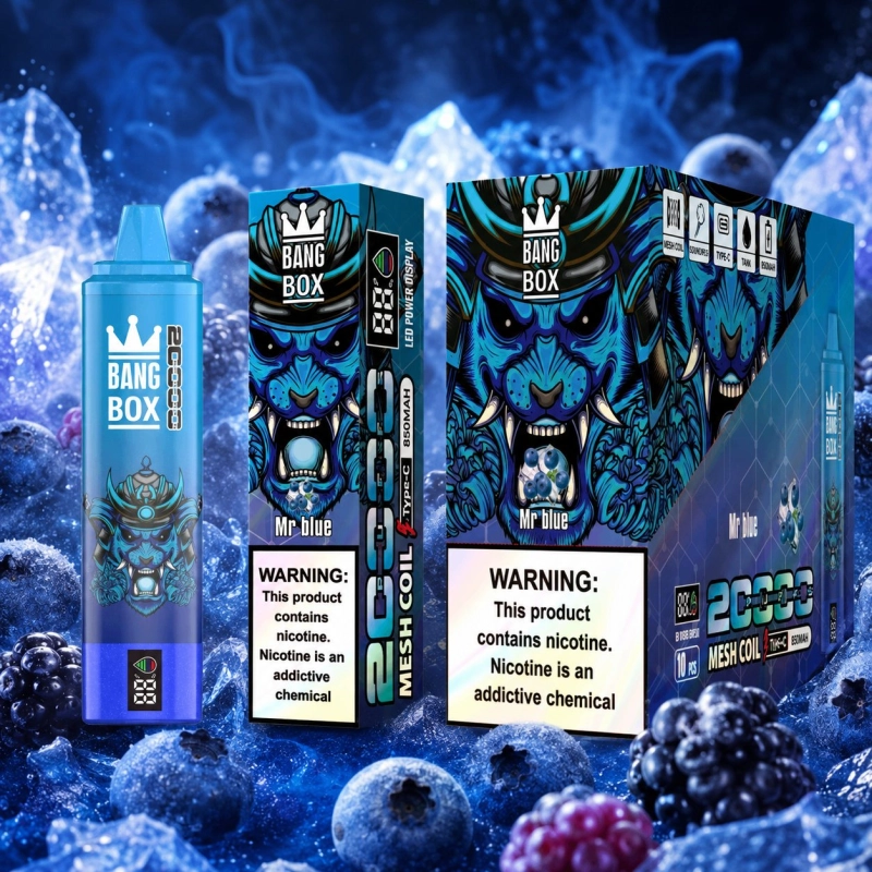 Bang Box 20000 20000 buchów Jednorazowy e-papieros, Mr Blue