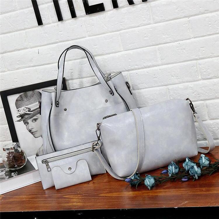🔥Oferta especial🔥bolsa feminina de grande capacidade de quatro peças