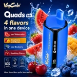 VapSolo Quads 80K 4 in 1 vape Iced Watermelon Strawberry Mango Iced Blueberry Sparkling Cherry flavors