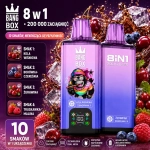 Bang Box 200K 8 w 1 – ananas, kwaśne jabłko, brzoskwinia i lemoniada ananasowa – jednorazowy vape 200 000 zaciągnięć