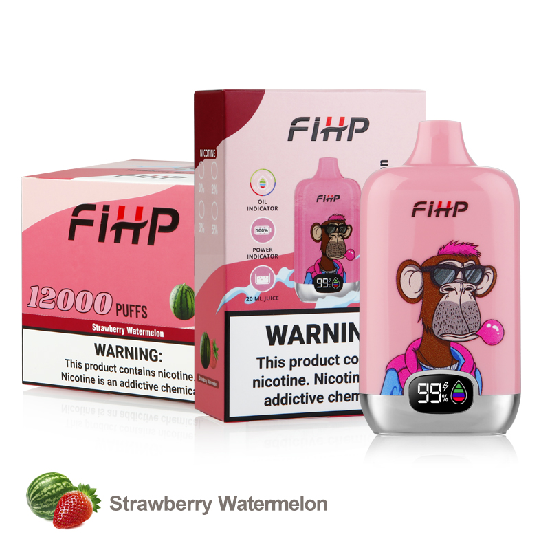 FIHP jednorazowy e-papieros z 12 000 zaciągnięciami
