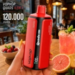 VopVop Quads 4 em 1 120000 Puffs Pod Descartável, Vermelho Pink Lemonade