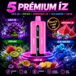 UZY 500K vape készülék 5 különleges ízzel – szőlő, eper-kiwi, görögdinnye, Blue Rancher, Love 66