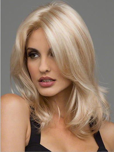 Gold Shoulder Short Natural Curly Wig