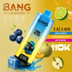 Bang Legend 110000 slukk eldobható vape, 3 az 1-ben gyümölcsös ízek