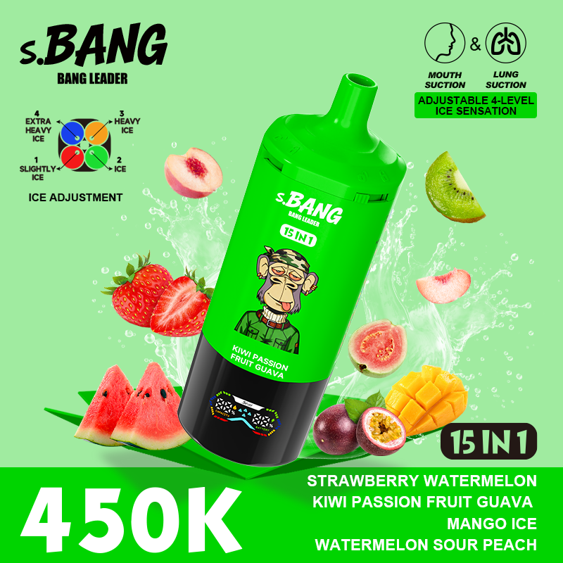 6.Bang Leader Stoll VAPE 450K 15 in 1 vape