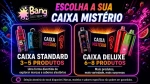 Mystery Box Bangbox-Vapor Standard 3–5 produtos ou Deluxe 6–8 produtos surpresa