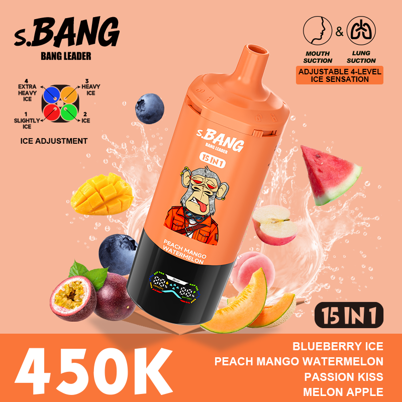 9.Bang Leader Stoll VAPE 450K 15 in 1 vape