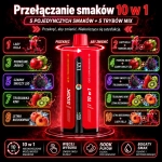 Seria UZY 500K z Lady Killa, jabłkiem, czarnym smokiem z lodem, truskawką z kiwi i brzoskwinią