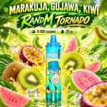 RandM Tornado 15000 o smaku Kiwi Marakuja Guawa – 25 ml, USB-C