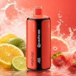 VopVop Quads 4in1 200000 slukkos eldobható vape, citrom-lime piros színben