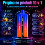 UZY 500K Penta Flavor 10 v 1 – Ľadový Red Bull, Čerešňa a Citrón, Mr Blue, Black Dragon Ice a Ľadová Kola