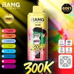 Bang Legend 300K 8-in-1 Flavors Disposable Vape – Több ízű, 300 000 szippantásos élmény10. gumimaci+vegyes bogyós+eper görögdinnye+mézmeszes szerelem