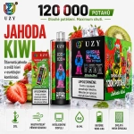 UZY Shisha Hookah King 120K Mint Ice jednorázová vape mátová příchuť