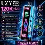 UZY Shisha King 120000 slukk eldobható vape, áfonya kék