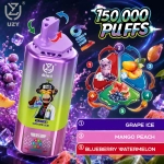 UZY 6in1 150000 Puffs Disposable, Mixed Fruit Purple