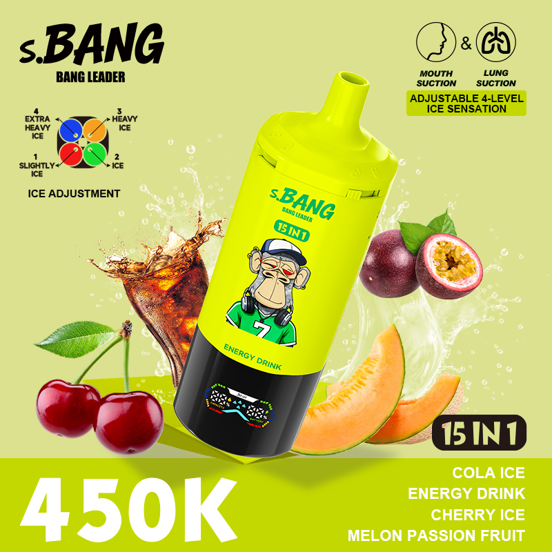 2.Bang Leader Stoll VAPE 450K 15 in 1 vape