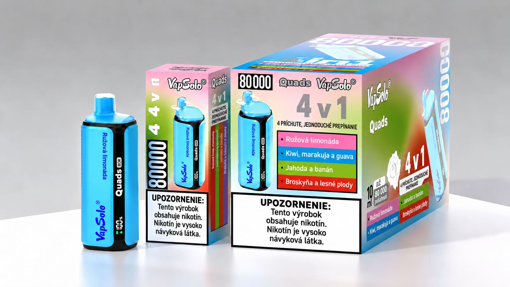 Vapsolo Quads 80K ponuka na Slovensku – obmedzená dostupnosť, rýchle doručenie GLS, platba na dobierku COD