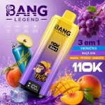 Bang Legend 110000 Puffs Vape Descartável, Energético e Frutas