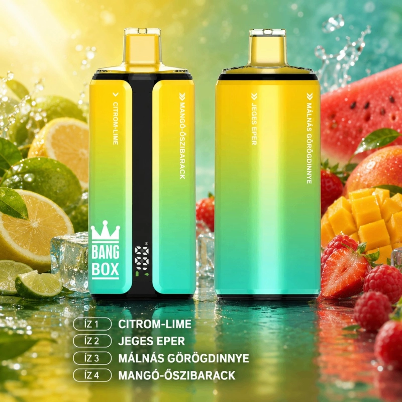 Bang Box 160000 slukk eldobható vape, gyümölcsös ízek