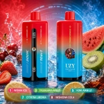 UZY Penta Flavor 500000 Buchów Jednorazowy Vape, Owocowy Mix Czerwono Niebieski