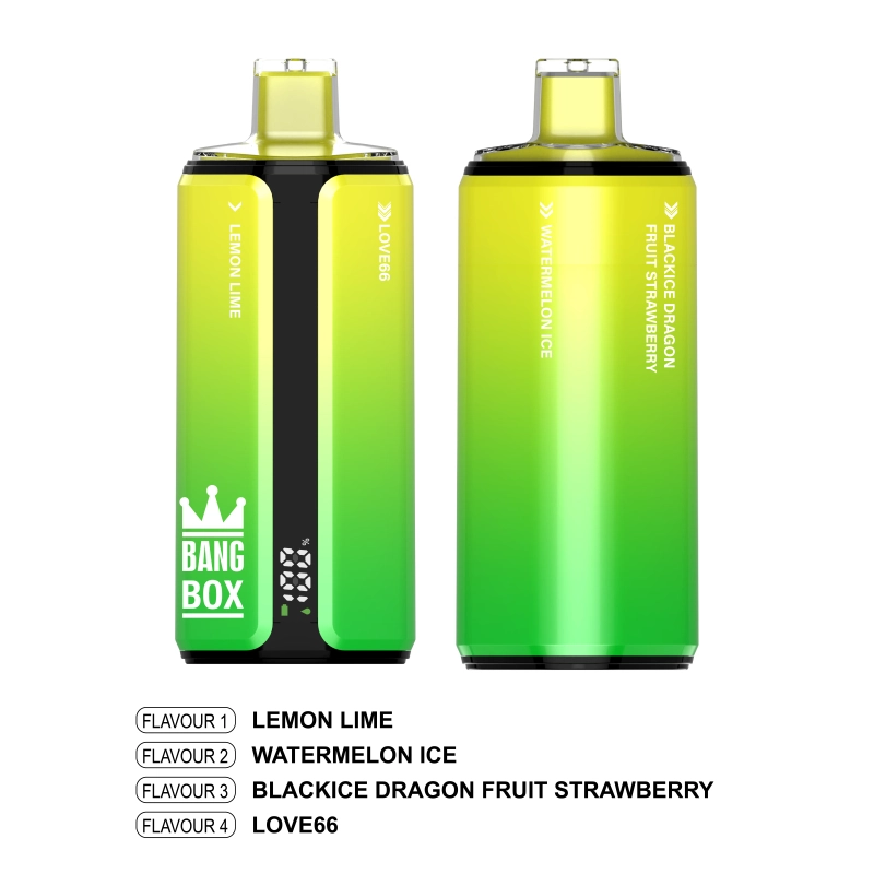 Bang Box 160,000 Puffs Lemon and Lime + Iced Watermelon + Iced Pitaya with Strawberry + Love66