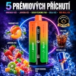 Ovocné příchutě UZY 10v1 – ledová jahoda, Red Bull ice a Sour Fcuking Fab