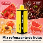 VopVop Quads 4 em 1 vape descartável 120000 puffs sabor Chill Frutado com melancia gelada cereja cola pêssego e tangerina refrescante