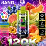 Bang Legend 120K smak Kiwi-Marakuja-Guawa – tropikalny vape jednorazowy 120K puff