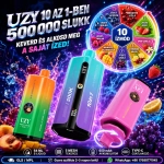 UZY 10 az 1-ben 500000 slukkos eldobható e-cigaretta, vegyes gyümölcsös