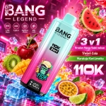 BANG LEGEND 110K 3v1 — Ledový Meloun, Jablko Hruška & Vášnivý Polibek