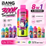 Bang Legend 300K 8w1 – bateria 850 mAh, ładowanie Type-C, grzałka mesh i wyświetlacz cyfrowy