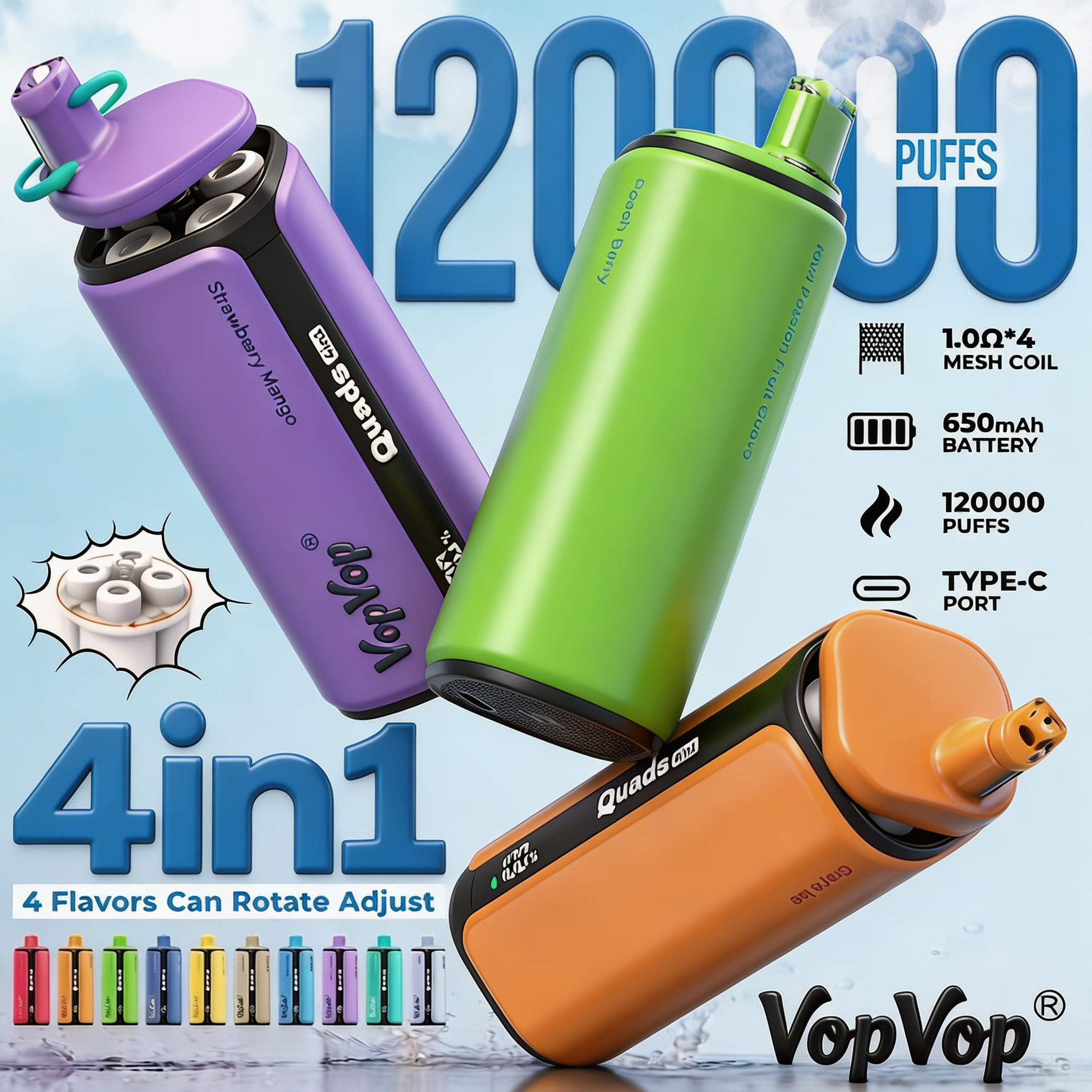 VapSolo QUADS 80K-3
