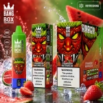 Bang Box 20000 Puffs rechargeable vape in Strawberry Watermelon flavor with fresh fruit imagery
