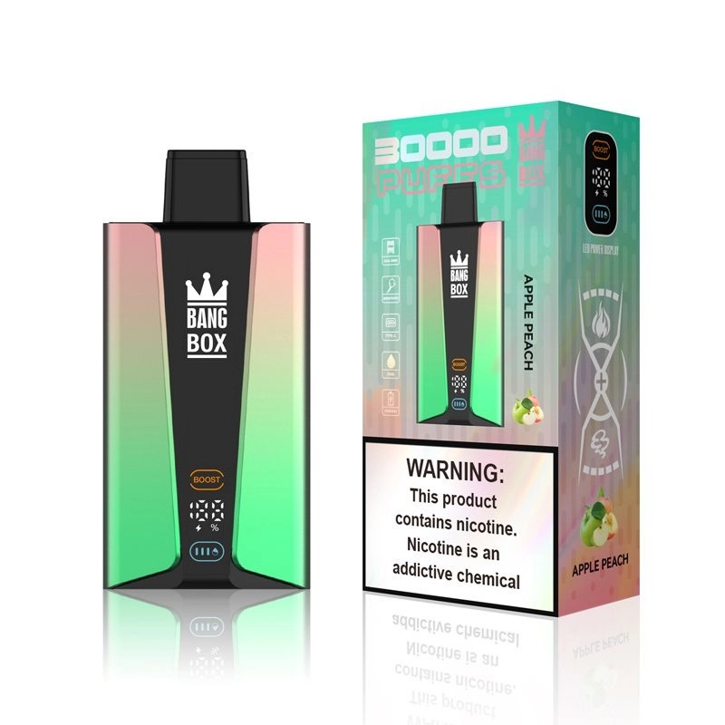Bang Box e-cigarettes 30,000 puffs in 12 flavors 0% 2% 5%