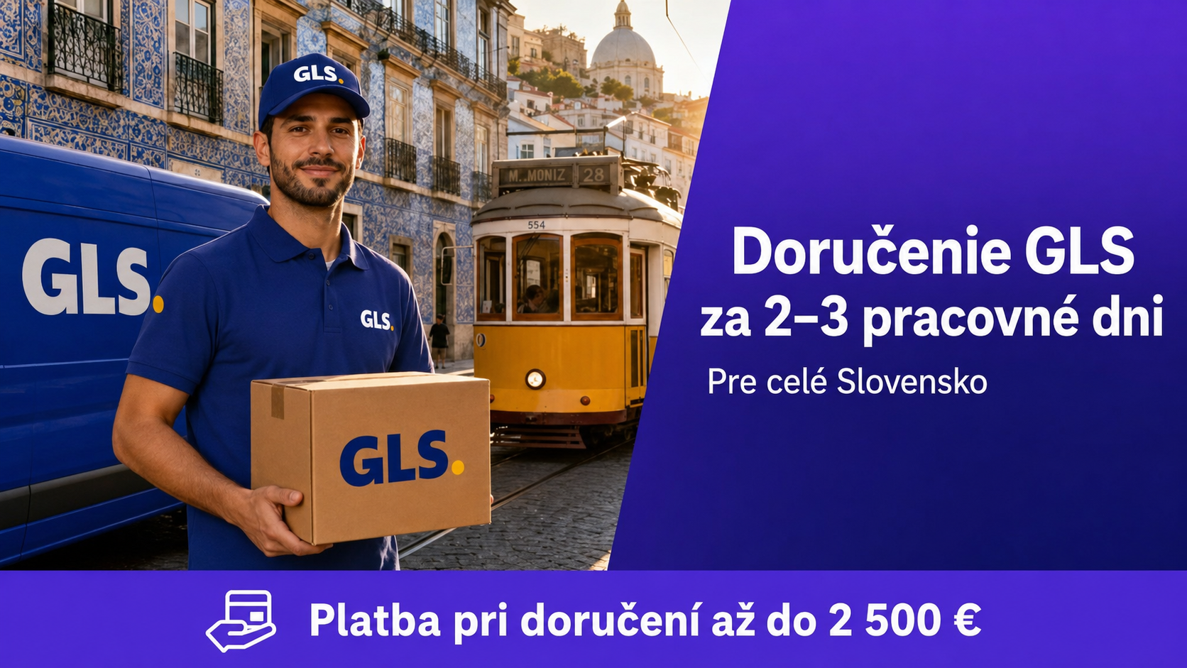 Doručenie UZY Shisha Hookah King 120K cez GLS na Slovensku za 2–3 pracovné dni s platbou na dobierku