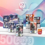 UZY Crystal Twin 50000 Puffs Double Flavor Disposable Vape with Dual Mesh Coil